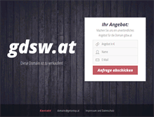 Tablet Screenshot of gdsw.at